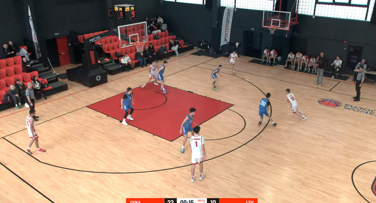 CSKA versus Levski, youth game — a real league still, graded