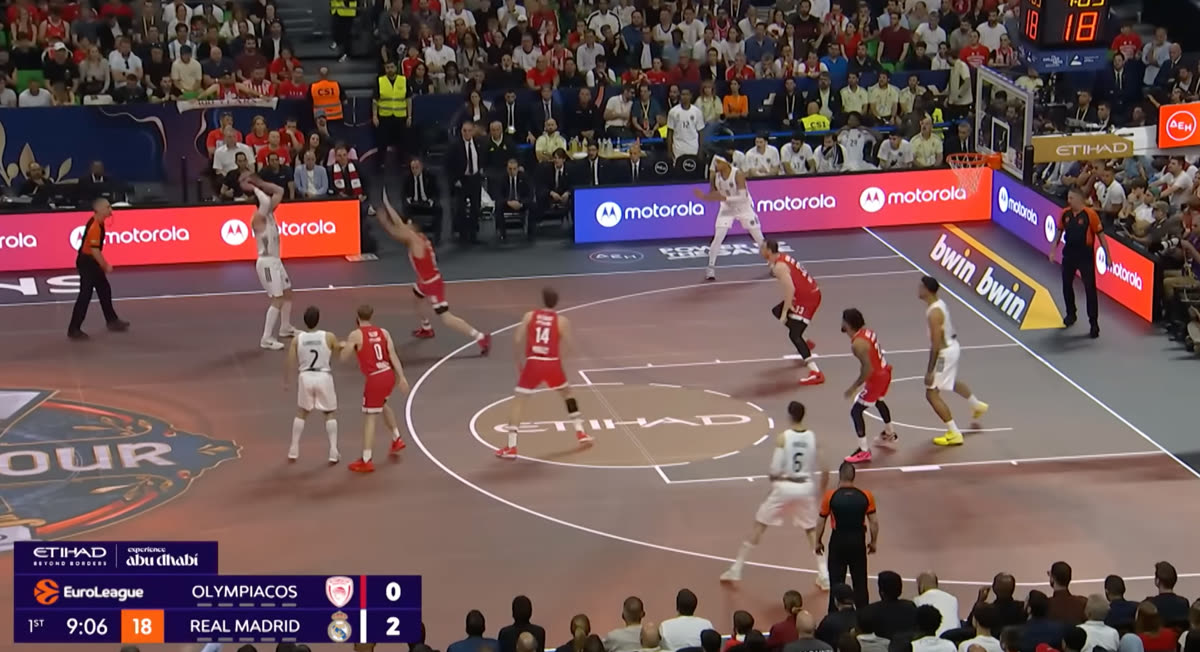 Olympiacos versus Real Madrid, EuroLeague